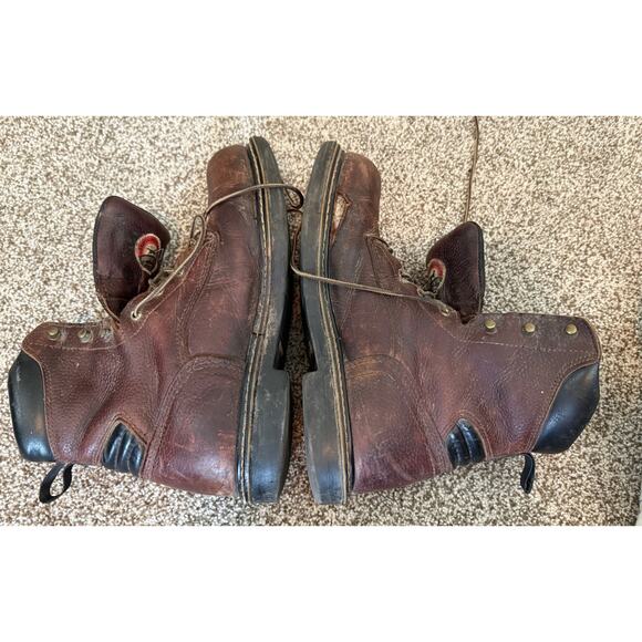 Irish Setter Red Wing Leather Work Boots ASTMF2892-11 EH 83803 Mens Size 10.5 D - Picture 5 of 7